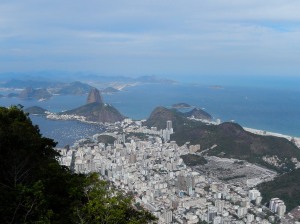 view from the top, with Sugar Loaf Mountain