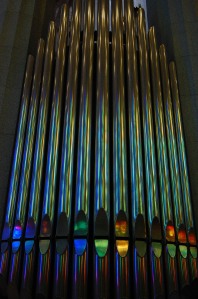 Don captures the lighting on the organ pipes