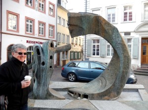 interesting sculpture in town