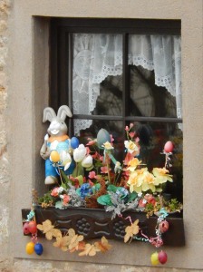 a lovely window, ready for Easter
