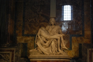 Michelangelo's Pieta, completed at age 24 - extraordinary!