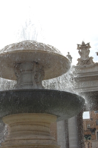fountain in St. Peter's square (Don)