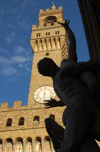 love the way has the sculpture framing the clock and tower :)