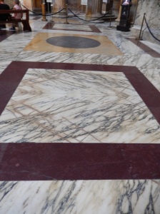 love the (orignal) design of 1,800-year-old floor, with 80% original marble stones
