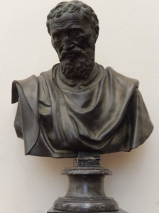 bust of Michelangelo