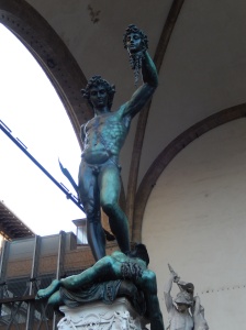 a bronze Perseus, by Cellini