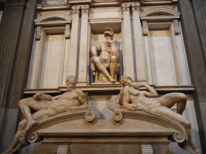 tomb of Lorenzo Duke of Urbino with statues Dawn and Dusk