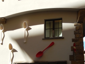 spoons and a window!