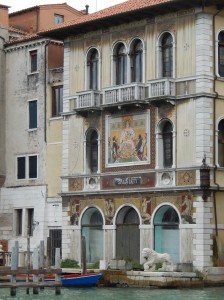 mosaic created in early 20th century, features Venice as a queen