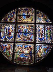 Duccio's original stained-glass window, made in 1288