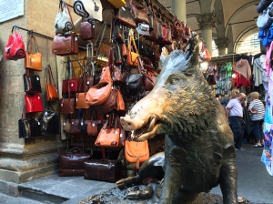 apparently rubbing the boar ensures your return to Florence (!)