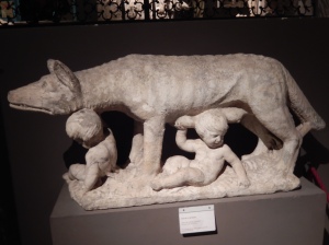 Pisano's original she-wolf with Romulus and Remus