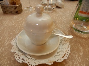 my cute espresso cup after the meal