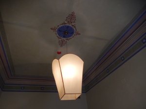 even the ceiling detail in our room was lovely