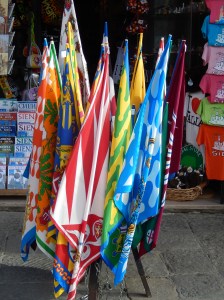 flags of the contradas