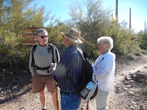Don, Bill, Elsie at the trail head