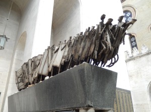 'forced march' sculpture by Imre Varga