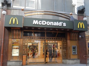 historic McDonald's, the first one behind the Iron Curtain