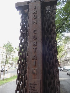 Iron Curtain sculpture