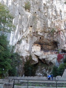 most astonishing, the Chapel of Our Lady, above the cave where Pelayo and followers took refuge from battle